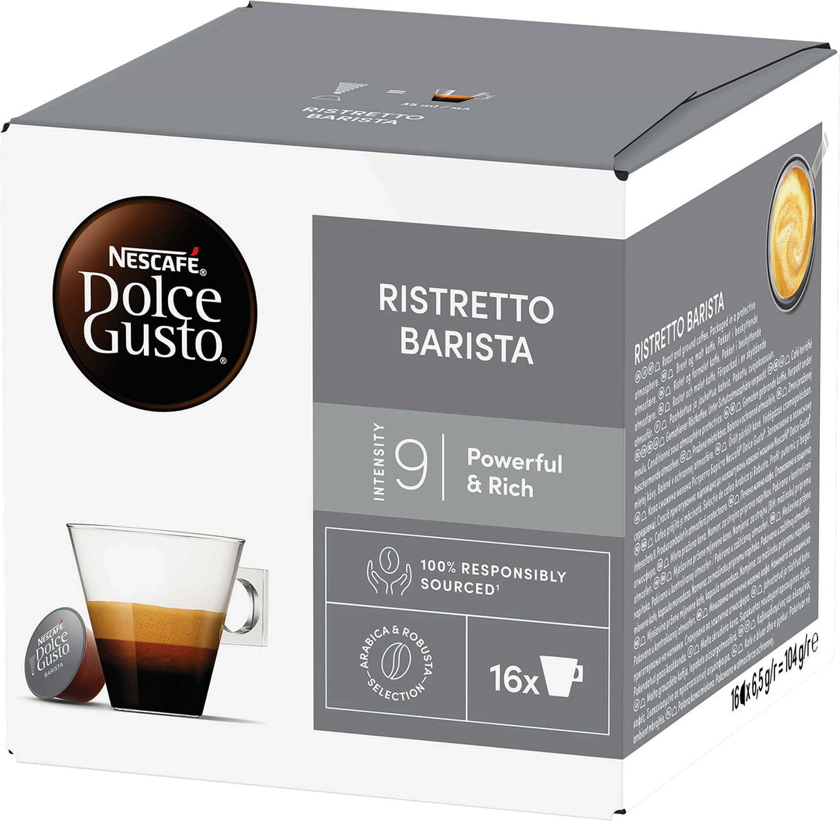 Nescafe Dolce Gusto Ristretto Barista Coffee Pods - Case