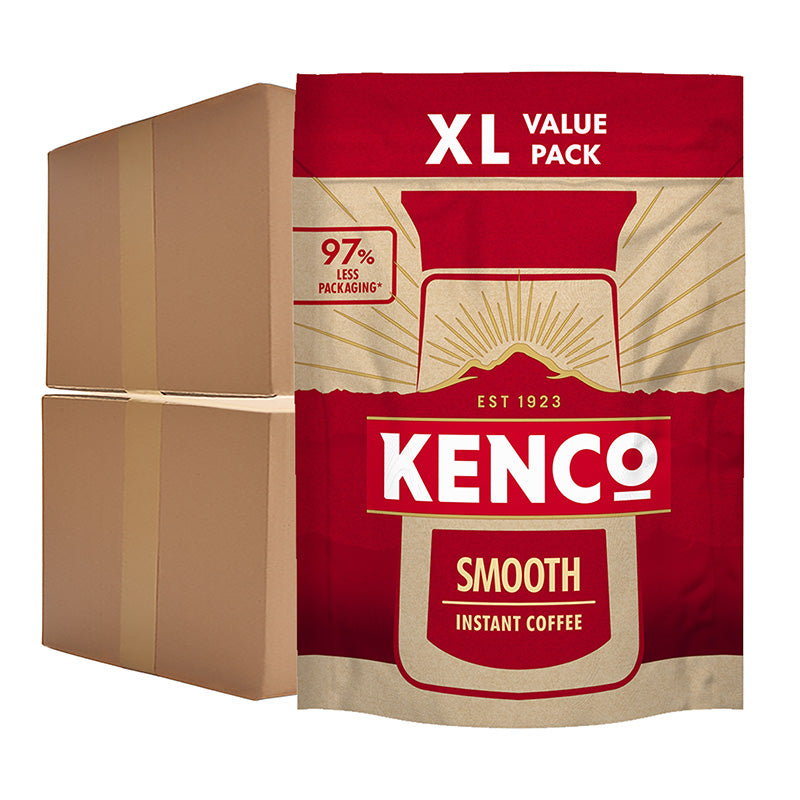 Kenco Smooth Instant Coffee XL Value Pack on a white background