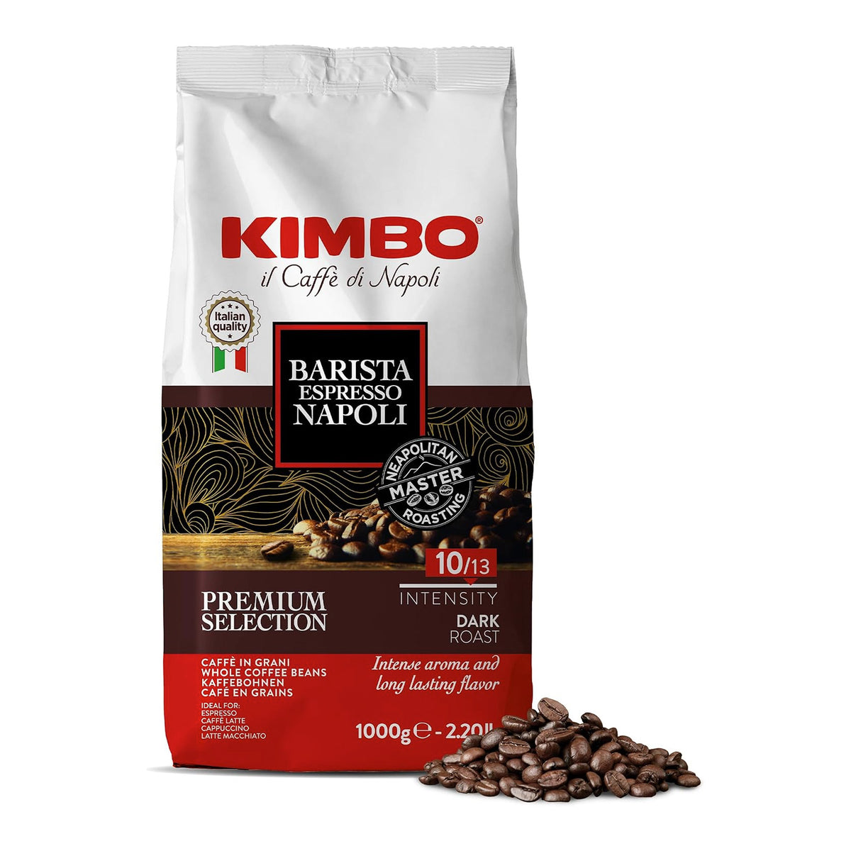 Kimbo Espresso Barista Napoli Coffee Beans 1kg
