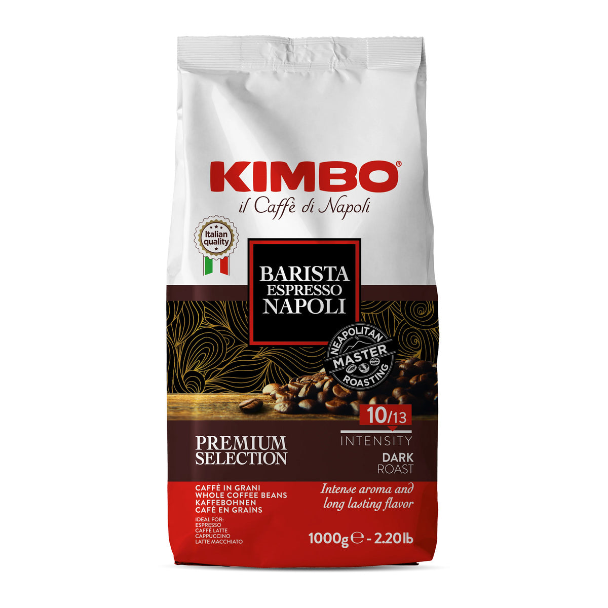 Kimbo Espresso Barista Napoli Coffee Beans 1kg
