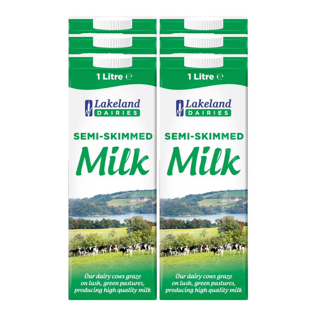 Lakeland Semi Skimmed Milk 6x1L