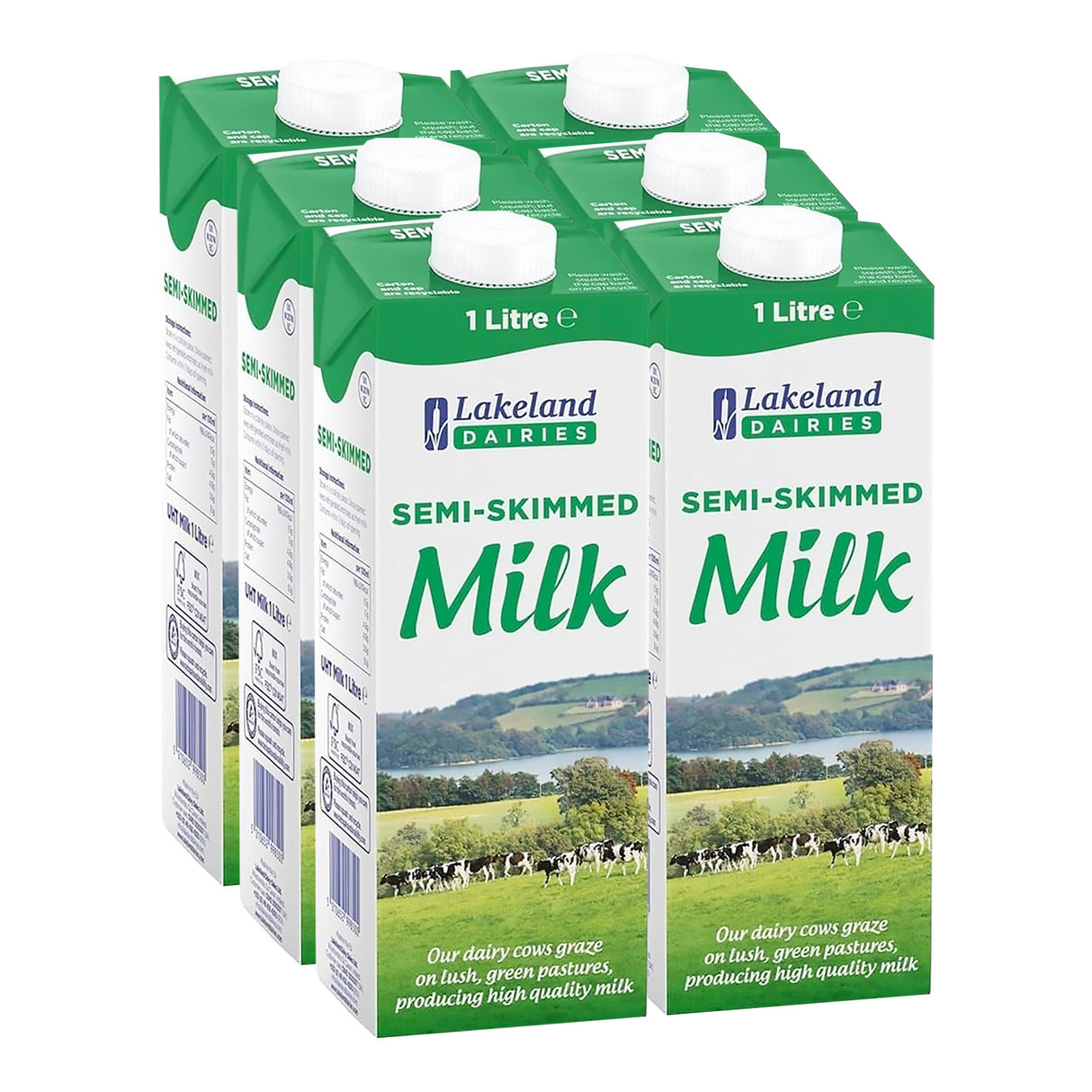 Lakeland Semi Skimmed Milk 6x1L