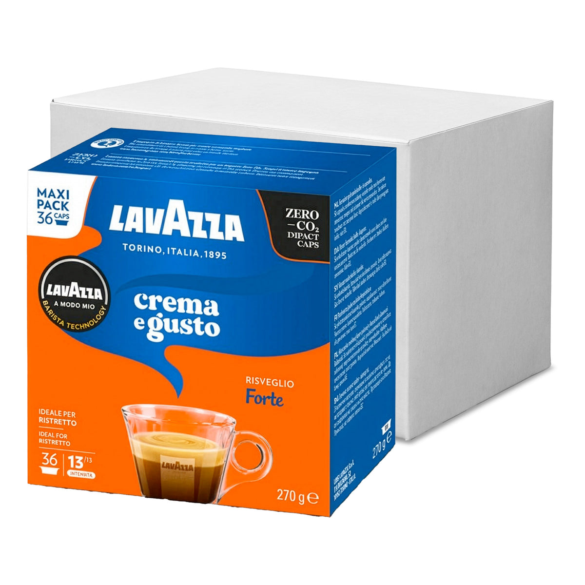 Lavazza Blue Coffee Capsules & Pods Lavazza A Modo Mio Espresso Pods   Crema Gusto Classico Ricco, 216 Capsules (4 Boxes) Lavazza Espresso Pods