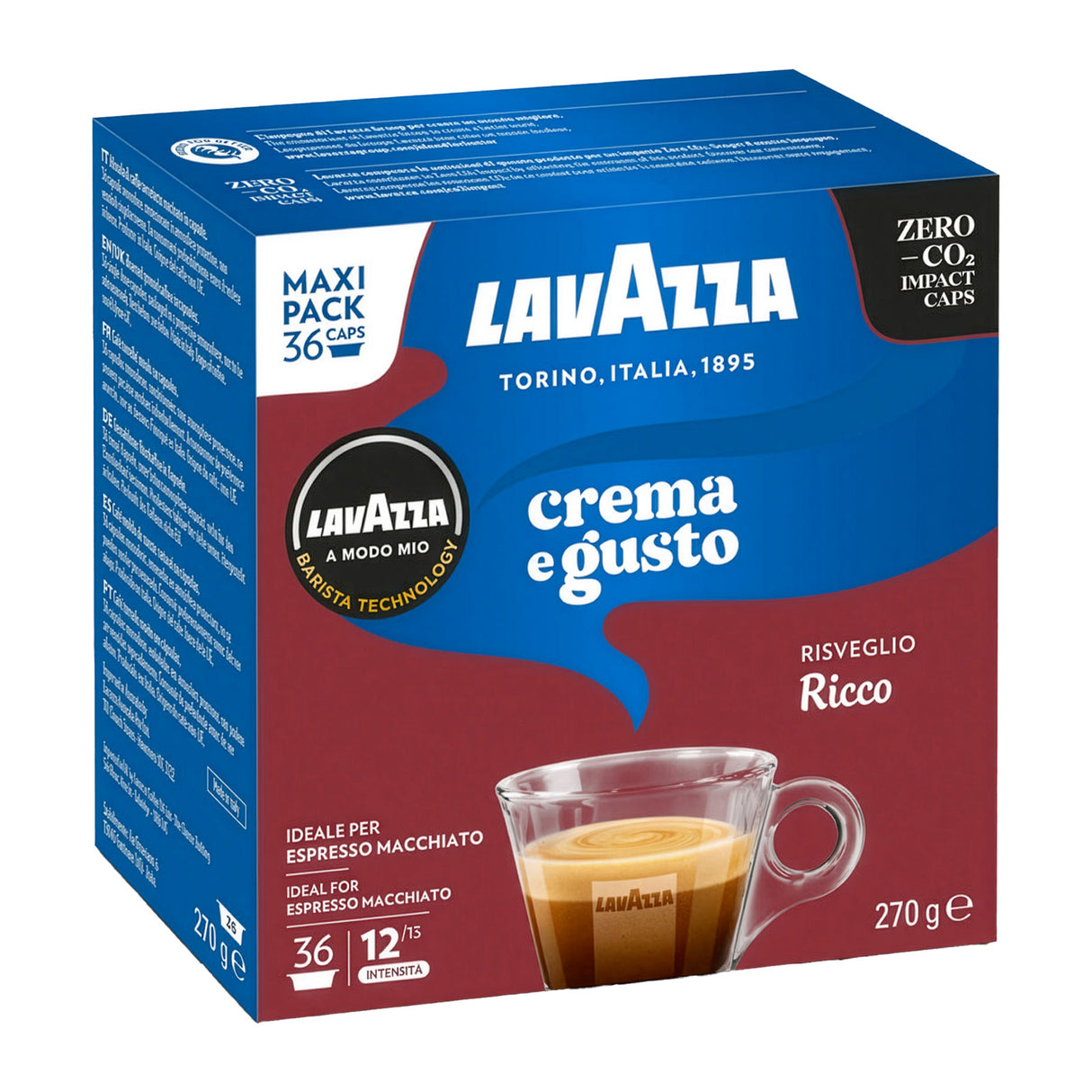 Lavazza crema e gusto ricco packs
