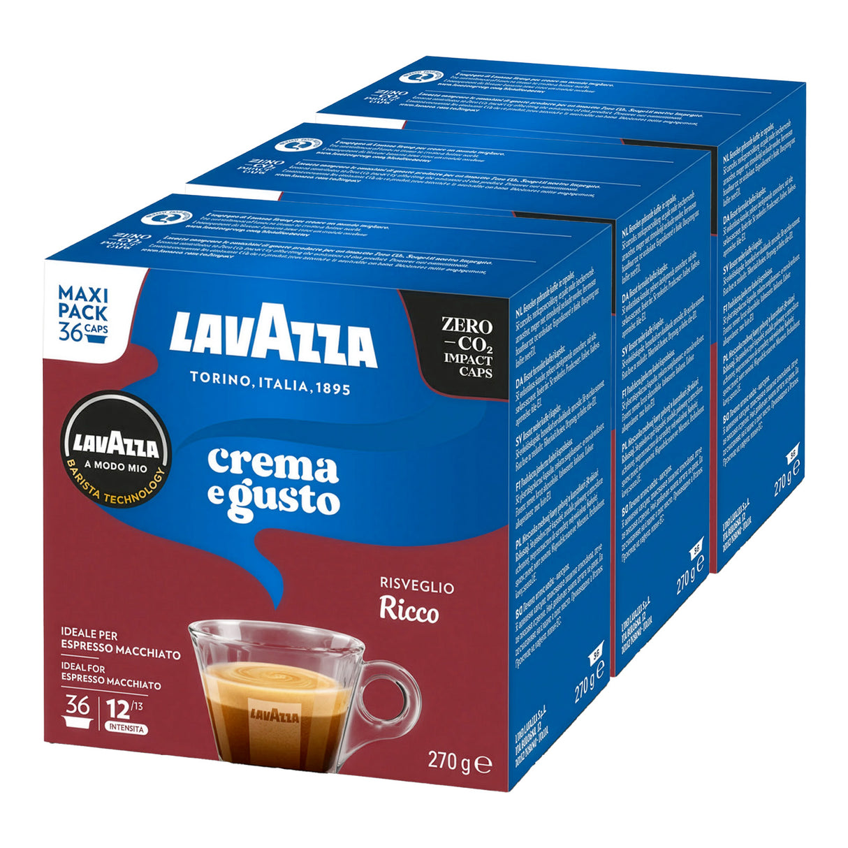 Lavazza crema e gusto ricco 3 packets