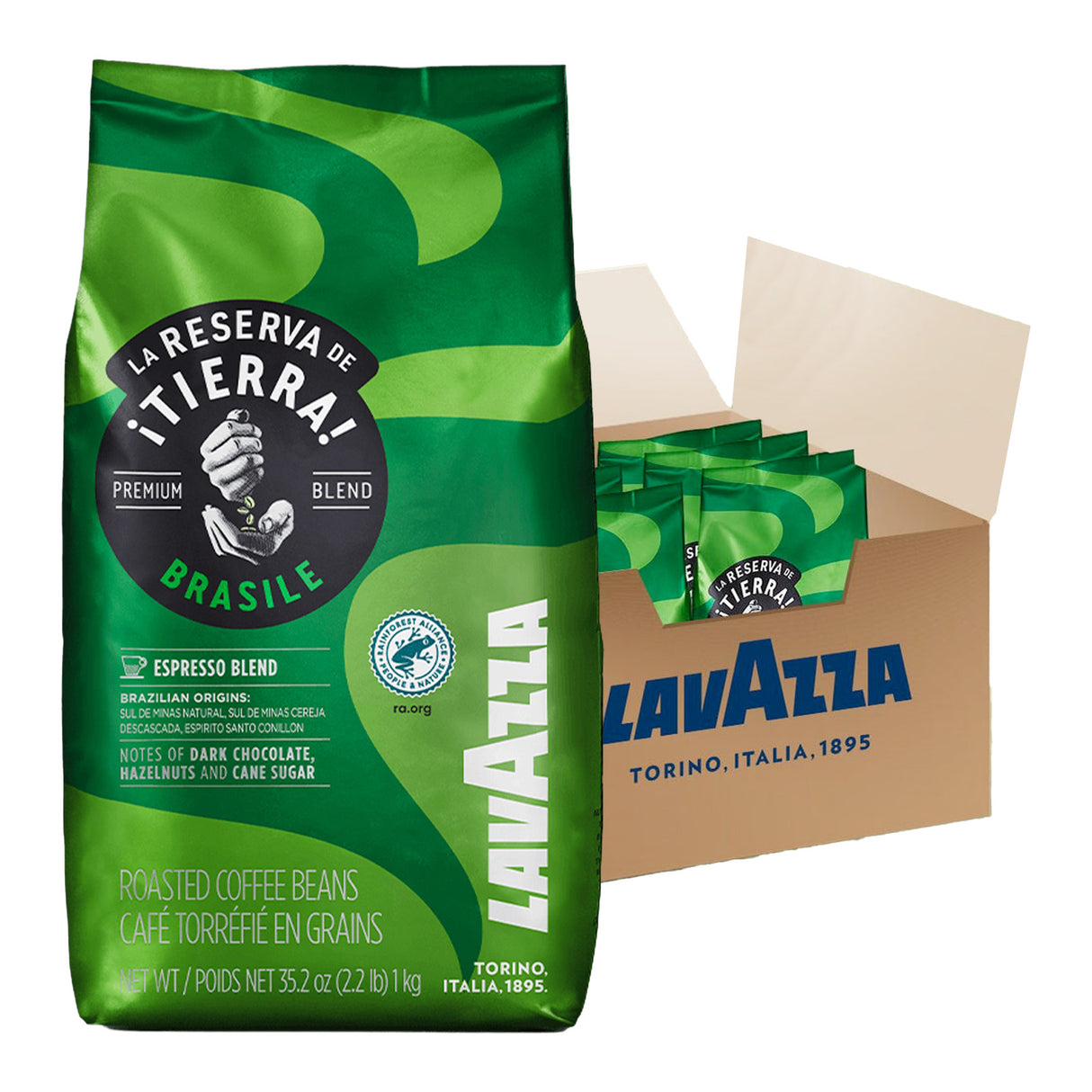 Lavazza Tierra Brazil Espresso Blend Case