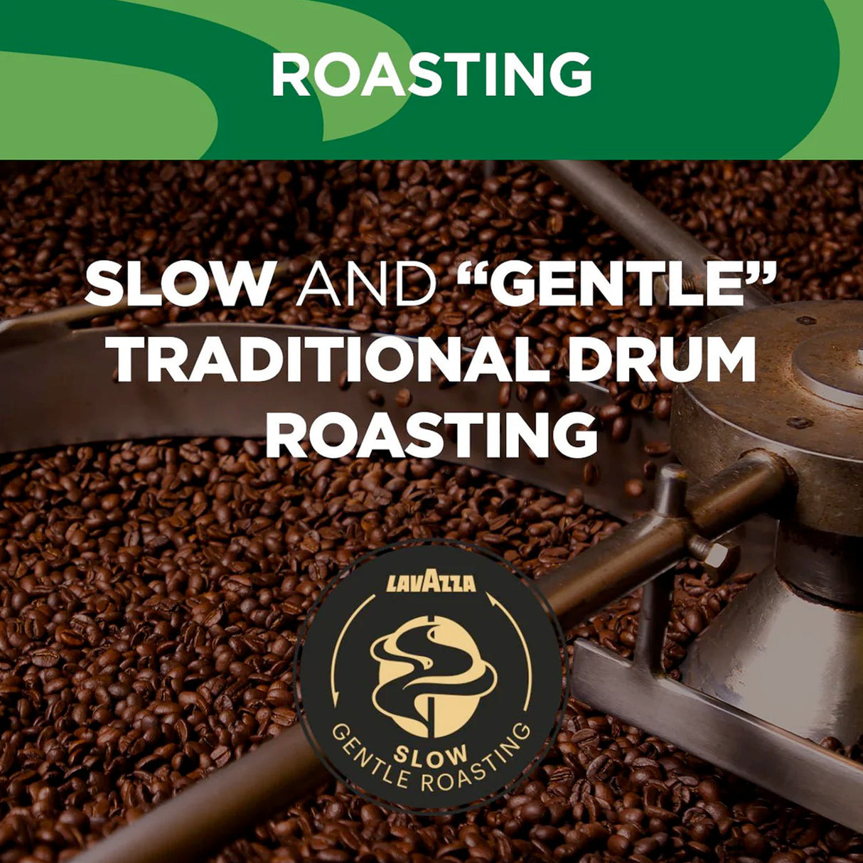 Lavazza Tierra Brazil Espresso Blend roasting
