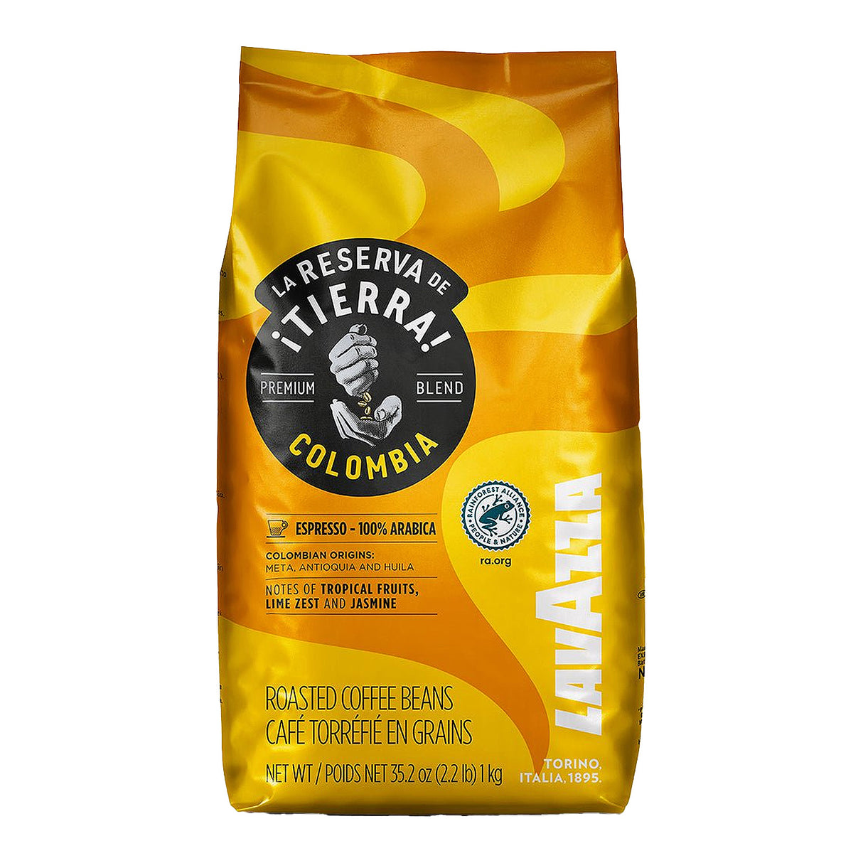 Lavazza Tierra Colombia Coffee Beans 6x1kg