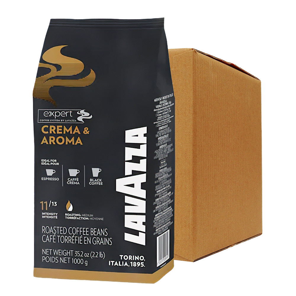Lavazza Expert Crema & Aroma Coffee Beans Case 6x1Kg