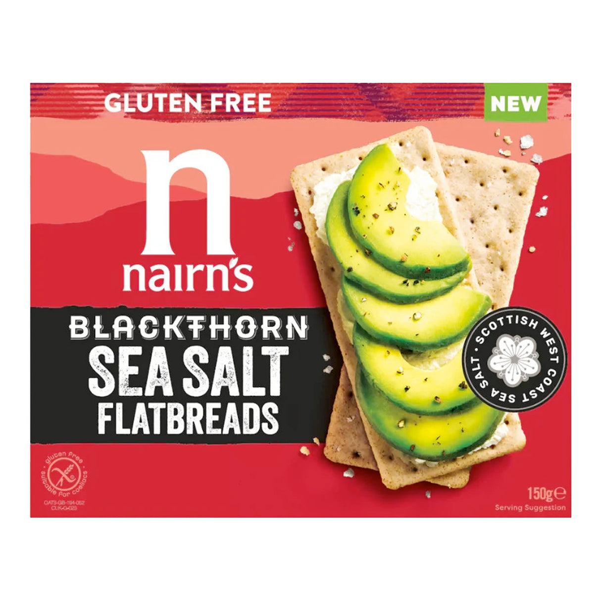 Nairns Blackthorn Sea Salt Flatbreads 150g
