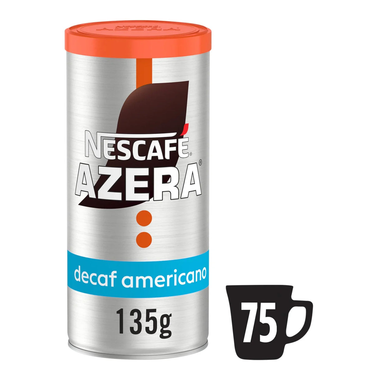 Nescafe Azera Americano Decaf Instant Coffee Tins 6x135g