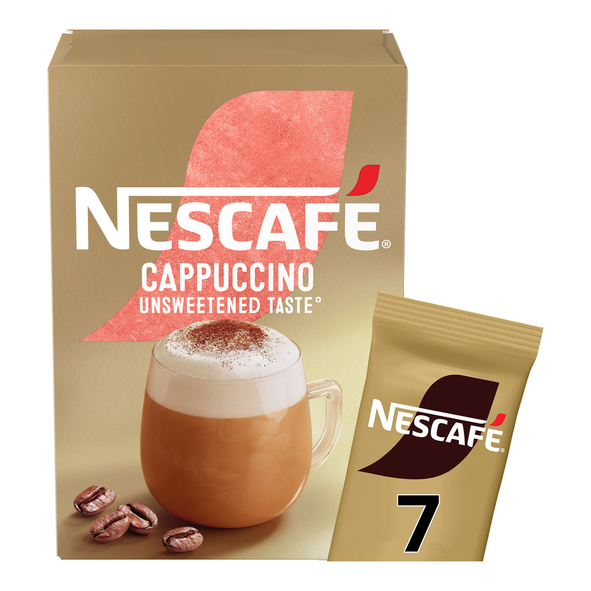 Nescafe Cappuccino unsweetened sachets pack