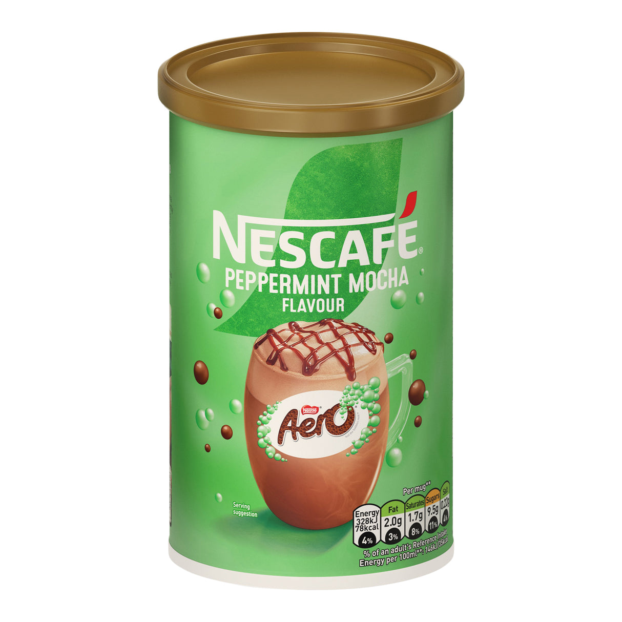 Nescafe Aero Peppermint Mocha Flavour 5x250g Tubs