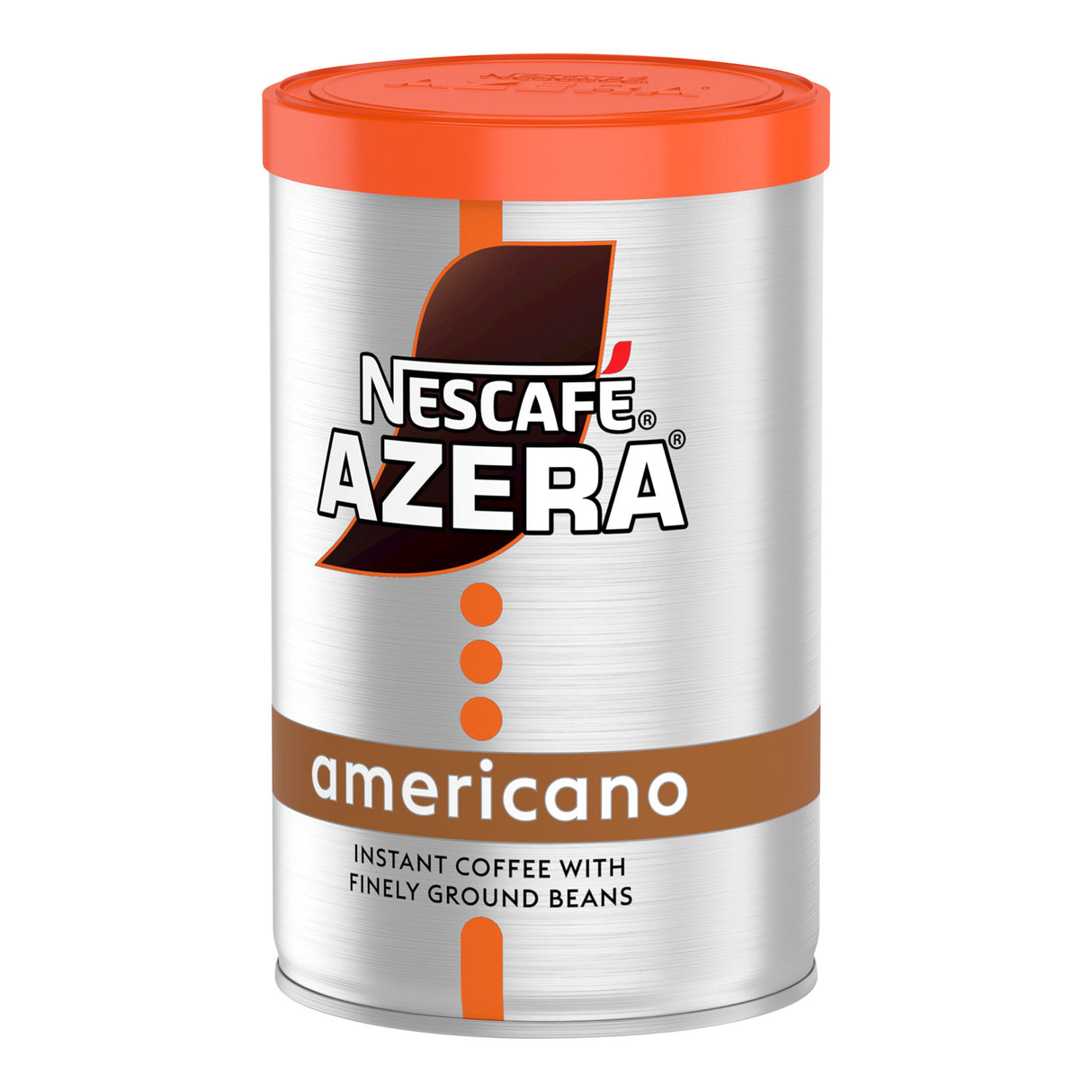 Nescafe Azera Americano instant coffee can left