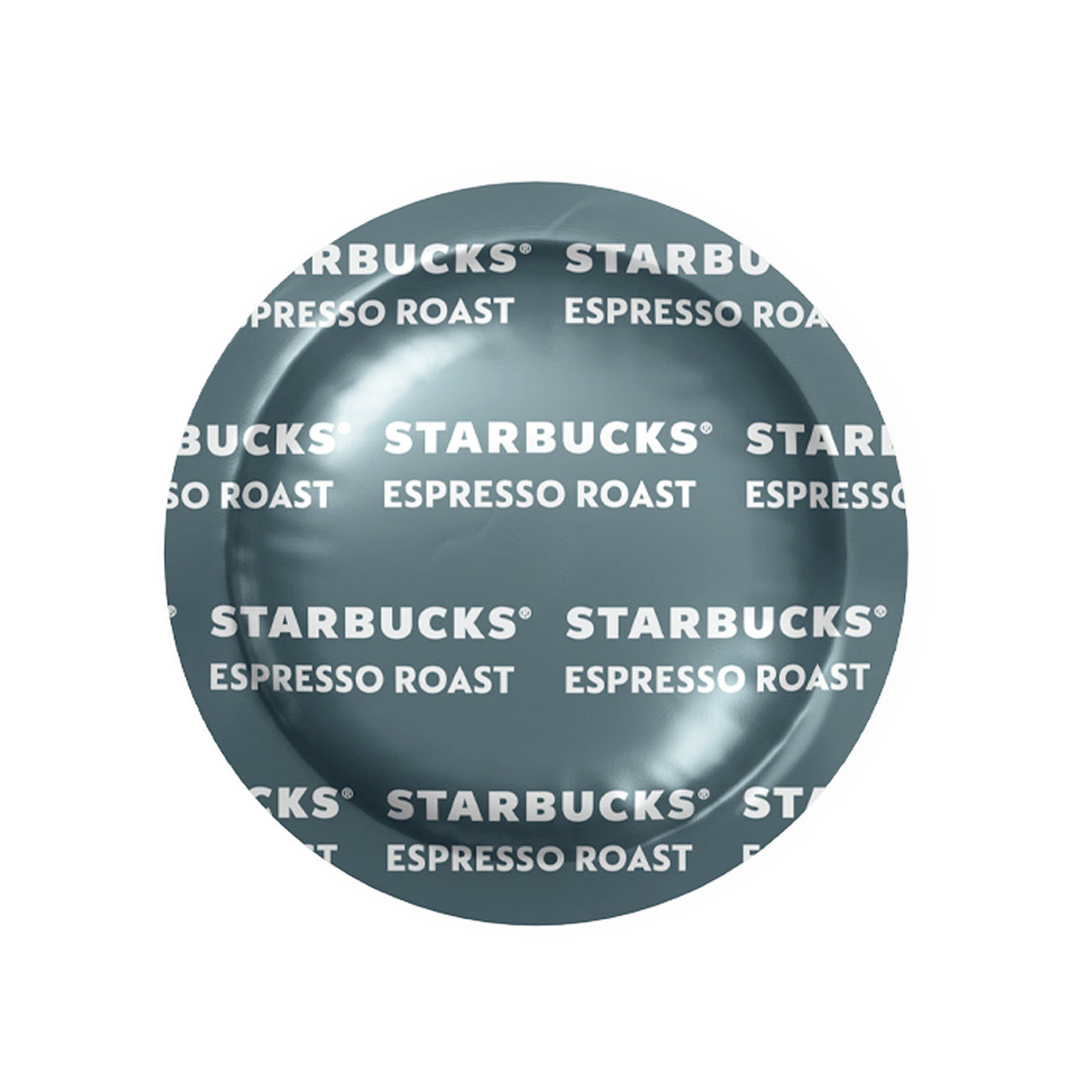Starbucks Espresso Roast coffee packaging with brand name repetition.