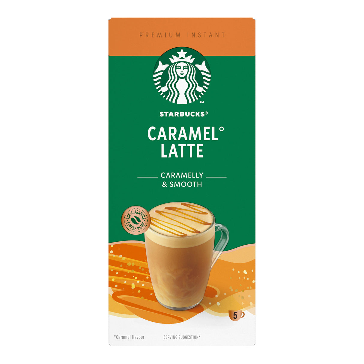 Starbucks Caramel Latte Premium Instant Coffee Sachets 1x5