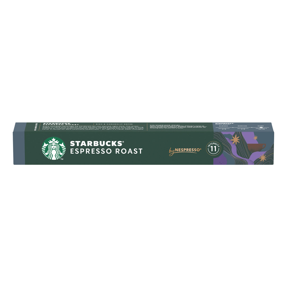 Starbucks By Nespresso Espresso Roast 1x10 Coffee Capsules