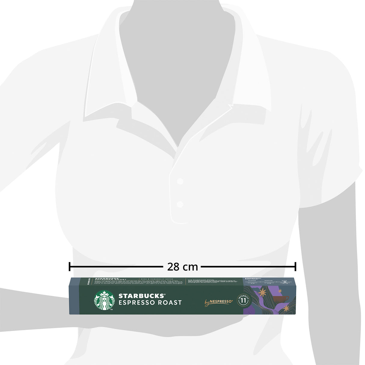 Starbucks By Nespresso Espresso Roast 1x10 Coffee Capsules