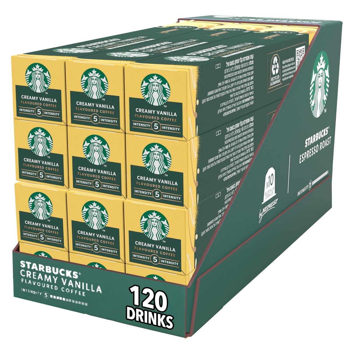 Starbucks By Nespresso Vanilla 12x10 Coffee Capsules