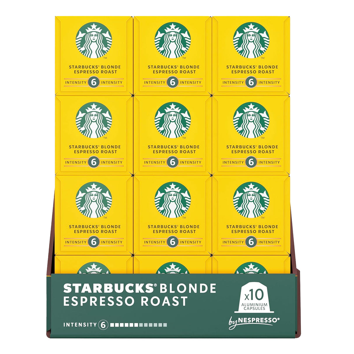 Starbucks By Nespresso Blonde Espresso Roast 12x10 Coffee Capsules