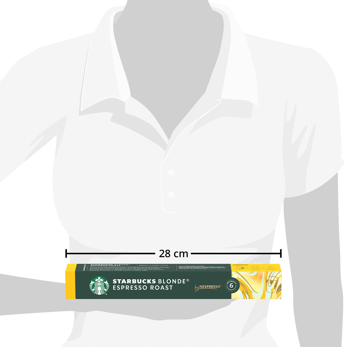 Starbucks By Nespresso Blonde Espresso Roast 12x10 Coffee Capsules