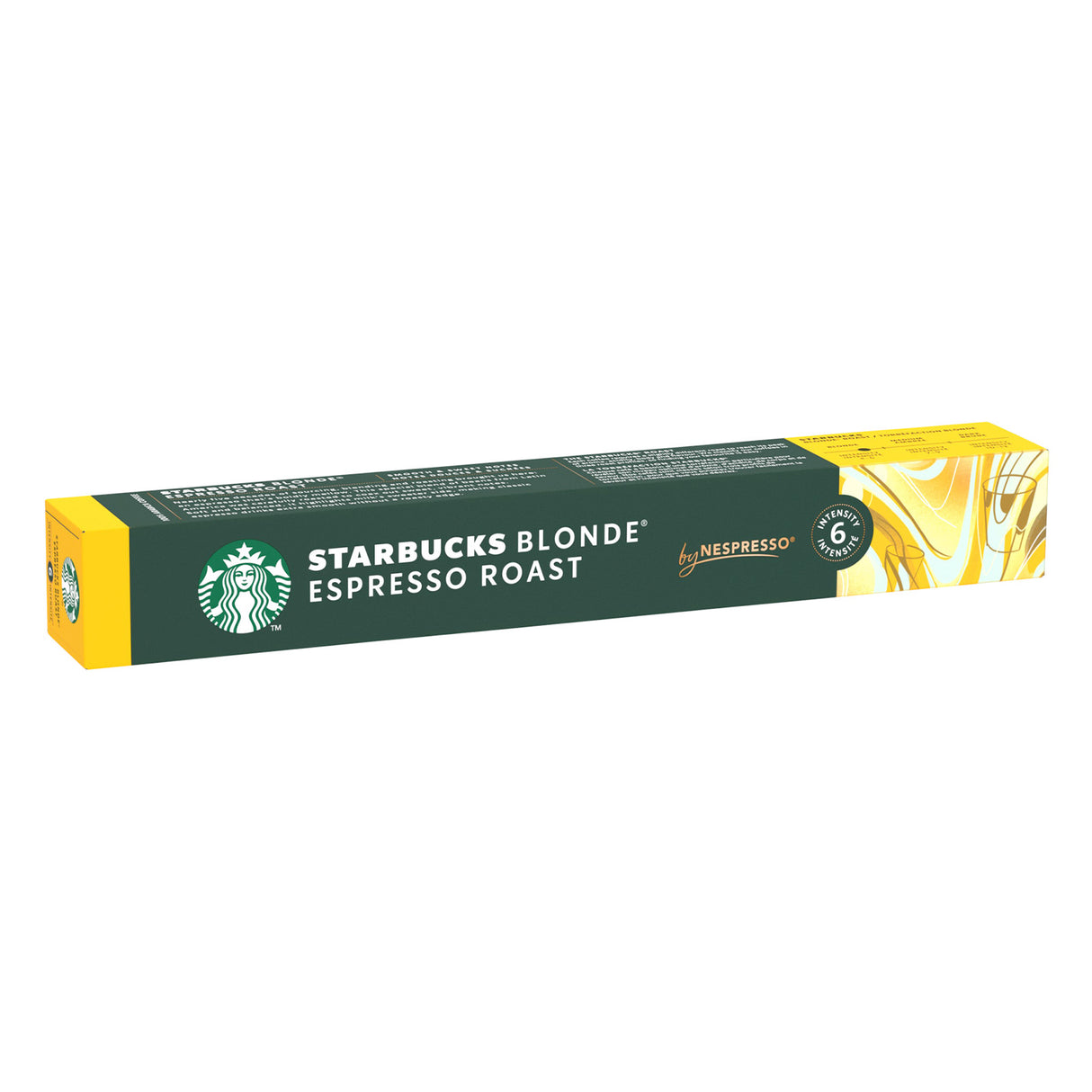Starbucks By Nespresso Blonde Espresso Roast 12x10 Coffee Capsules