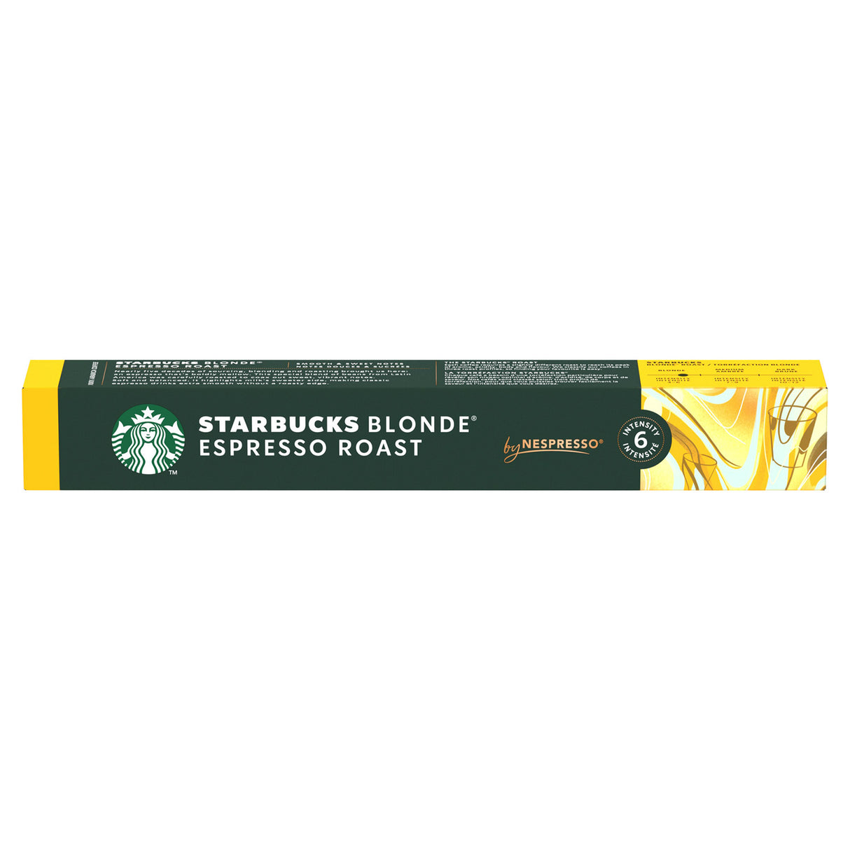 Starbucks By Nespresso Blonde Espresso Roast 1x10 Coffee Capsules