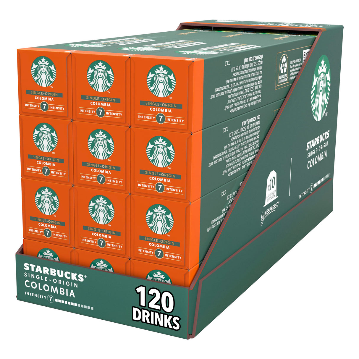 Starbucks Nespresso Colombia Coffee Capsules Case
