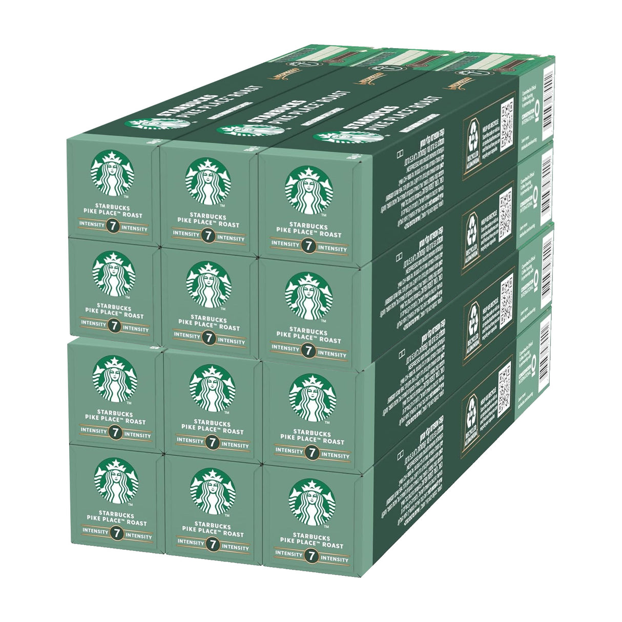Starbucks By Nespresso Pike Place 12x10 Coffee Capsules
