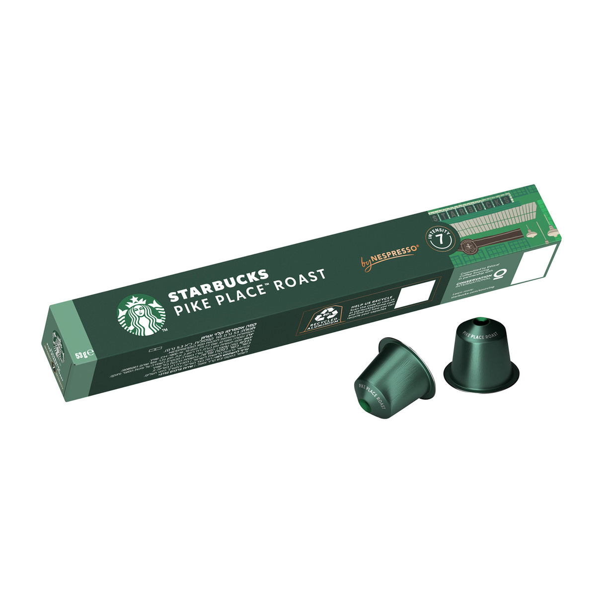 Starbucks By Nespresso Pike Place 12x10 Coffee Capsules