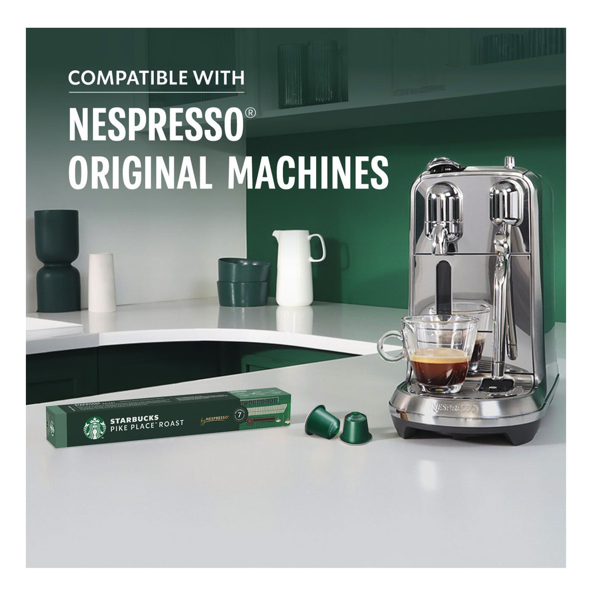 Starbucks By Nespresso Pike Place 12x10 Coffee Capsules