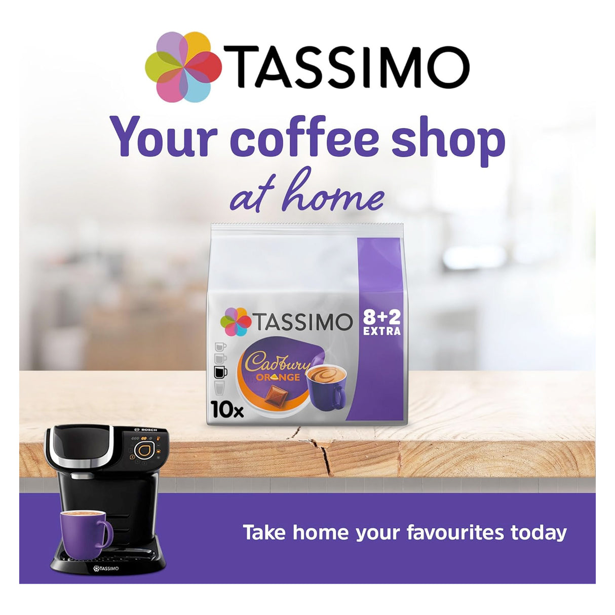 Tassimo Cadbury Orange Hot Chocolate Coffee Pods Case