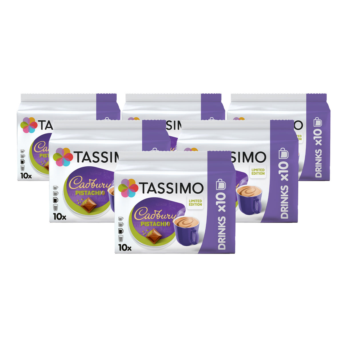 Tassimo Cadbury Pistachio Hot Chocolate Pods Case
