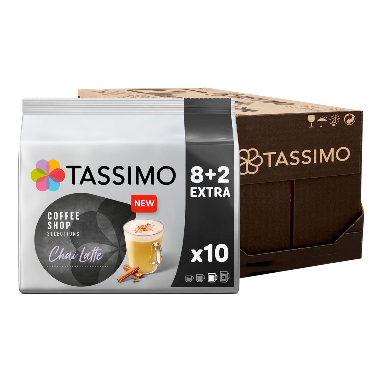 Tassimo Chai Latte 10 pods per pack case