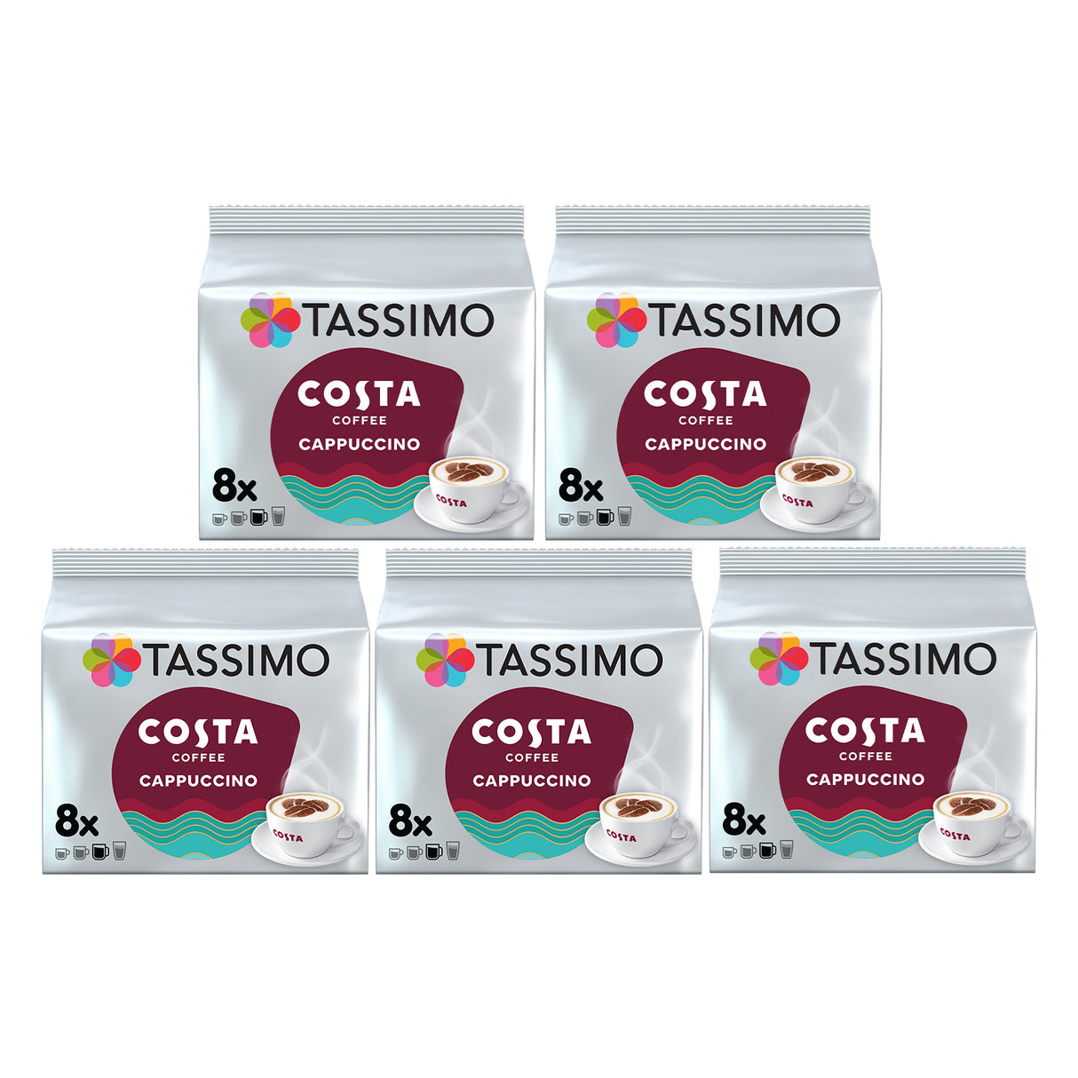 Tassimo Costa Cappuccino 5 packs