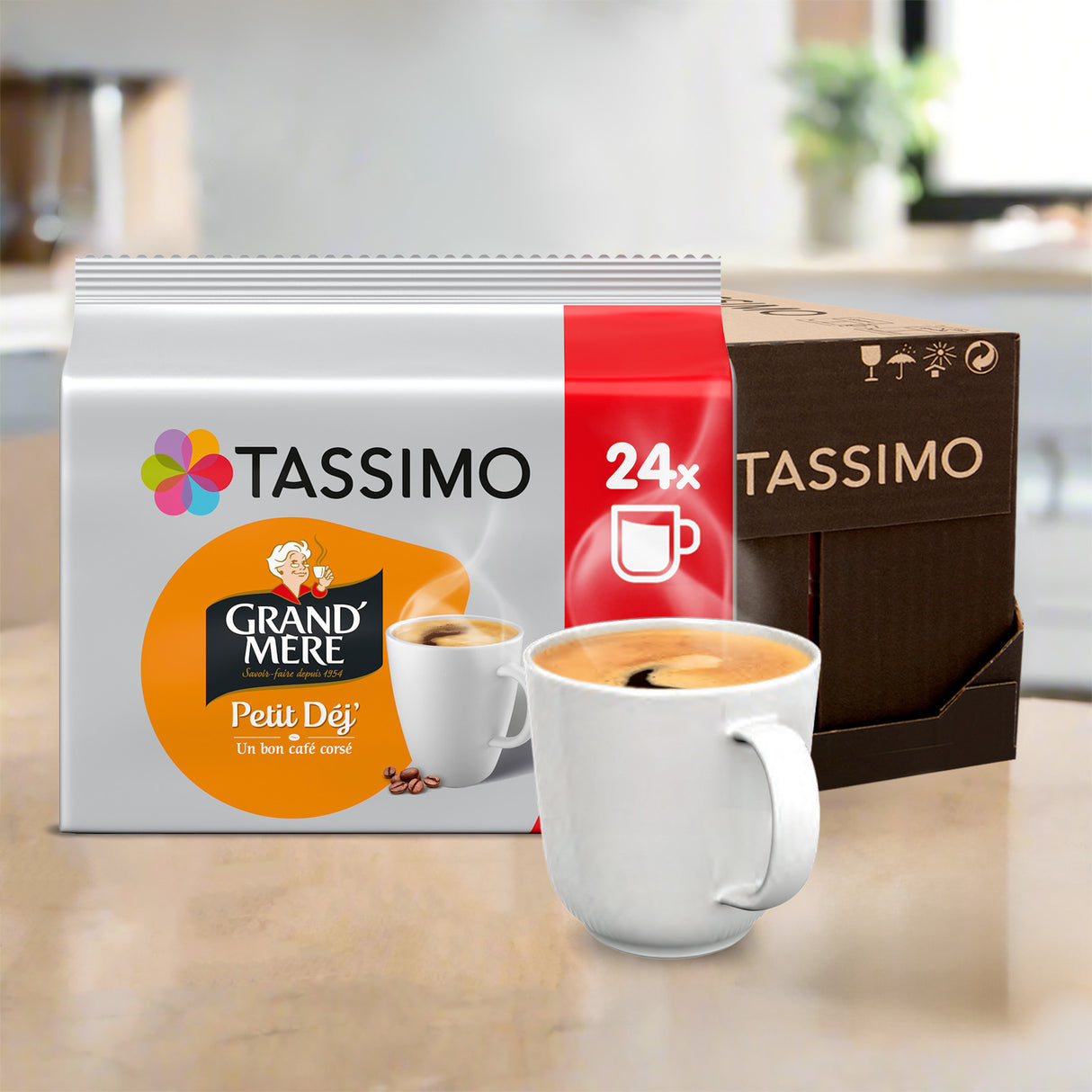 Tassimo Grand Mere Petit Déj 24 Coffee Pods Case