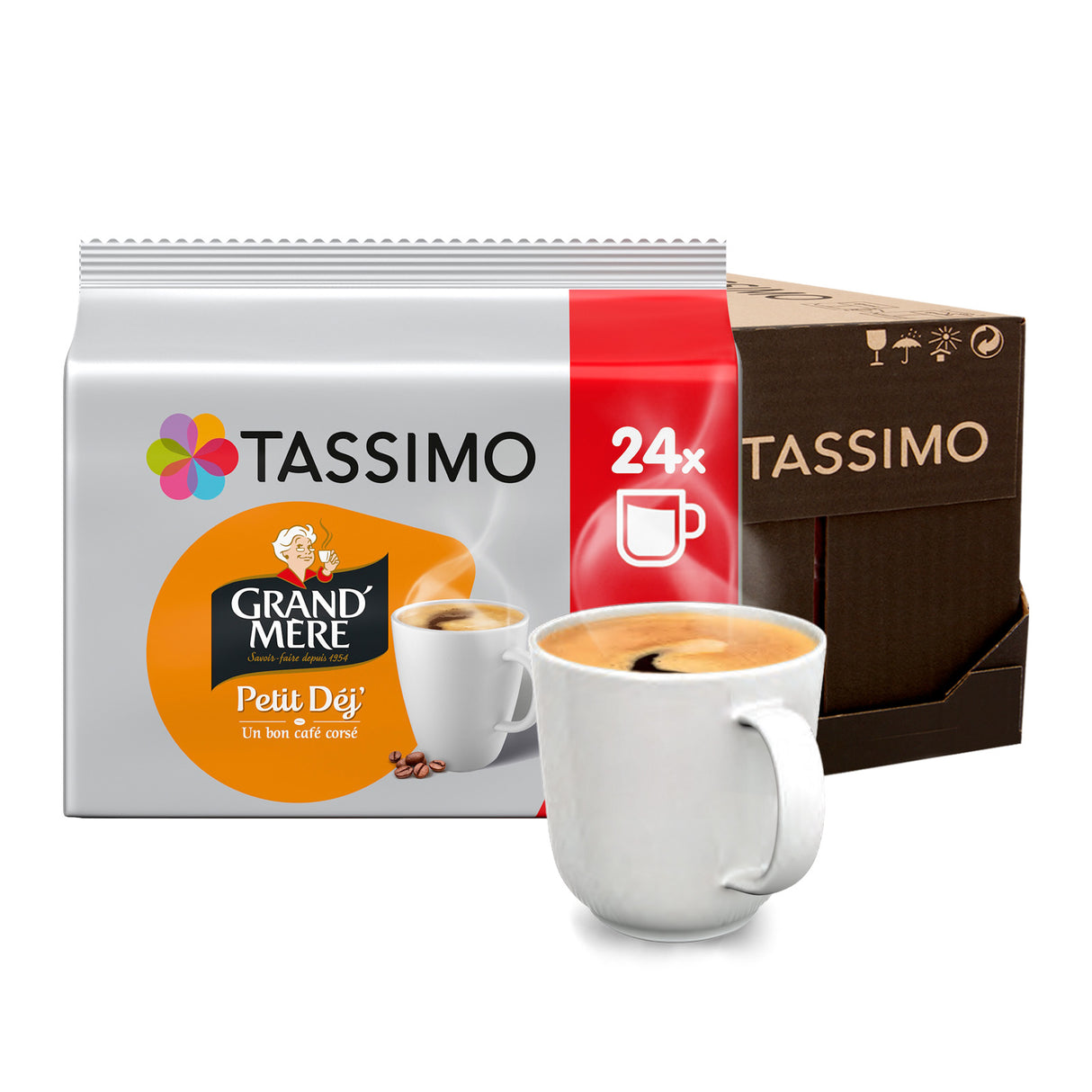 Tassimo Grand Mere Petit Déj 24 Coffee Pods Case