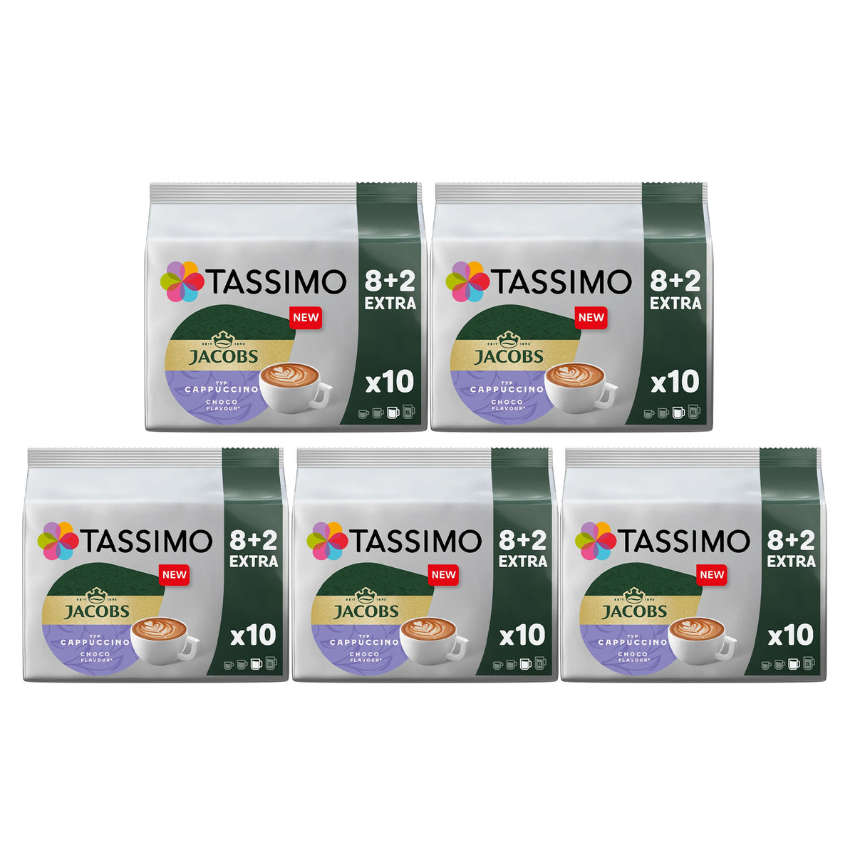 Tassimo Jacobs Cappuccino Choco Coffee Pods Case