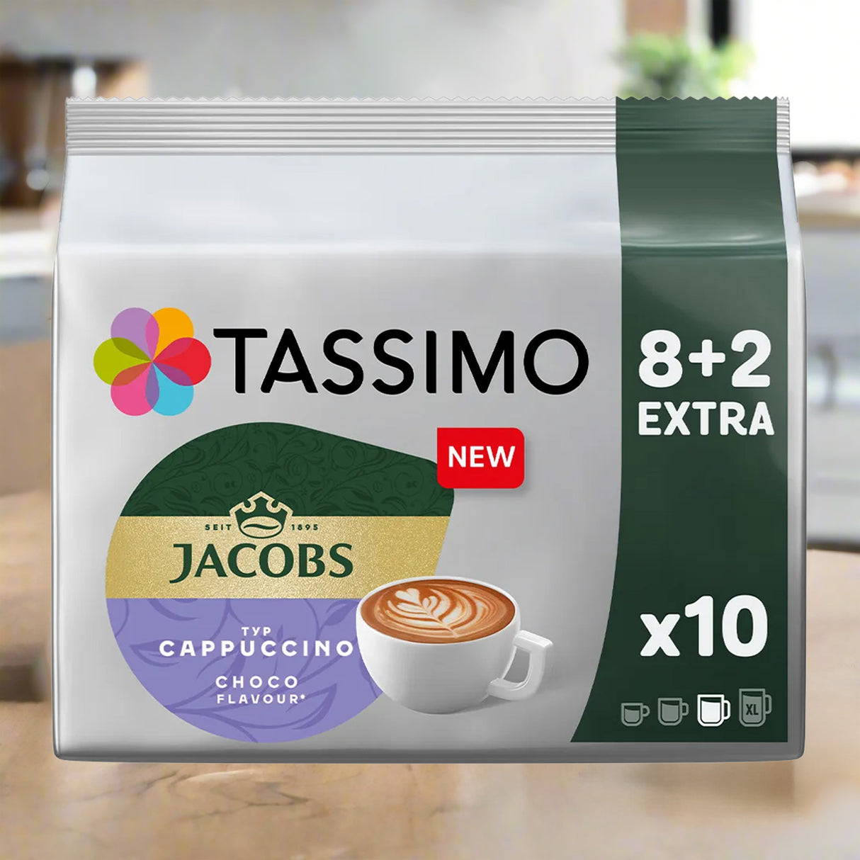 Tassimo Jacobs Cappuccino Choco Coffee Pods Case