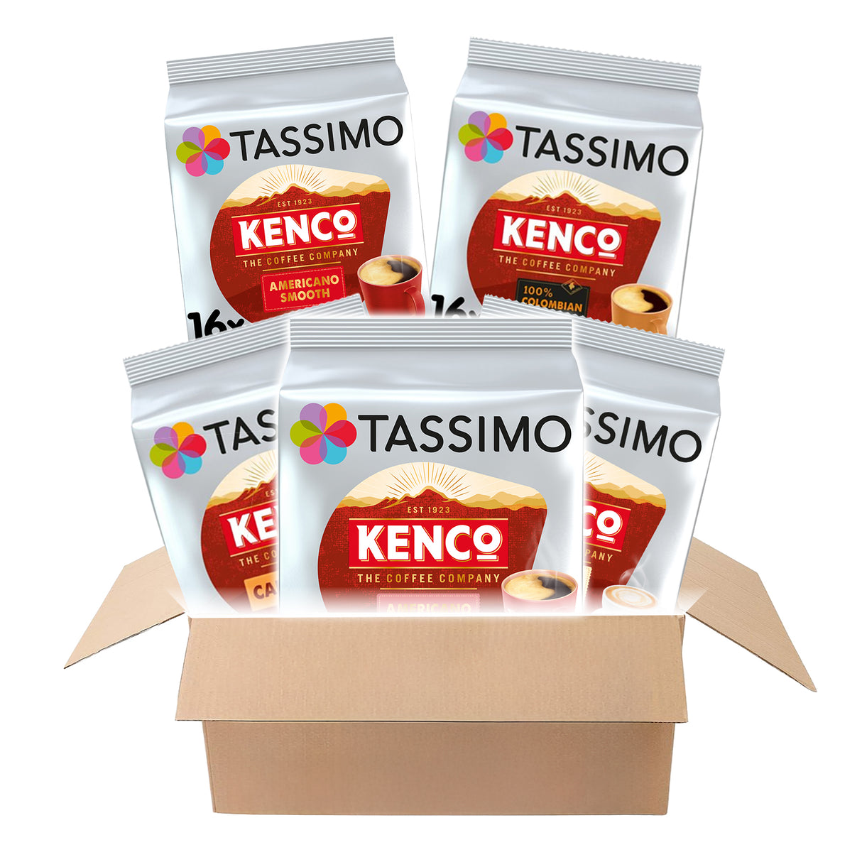 Tassimo Kenco Variety Pack 64 Drinks