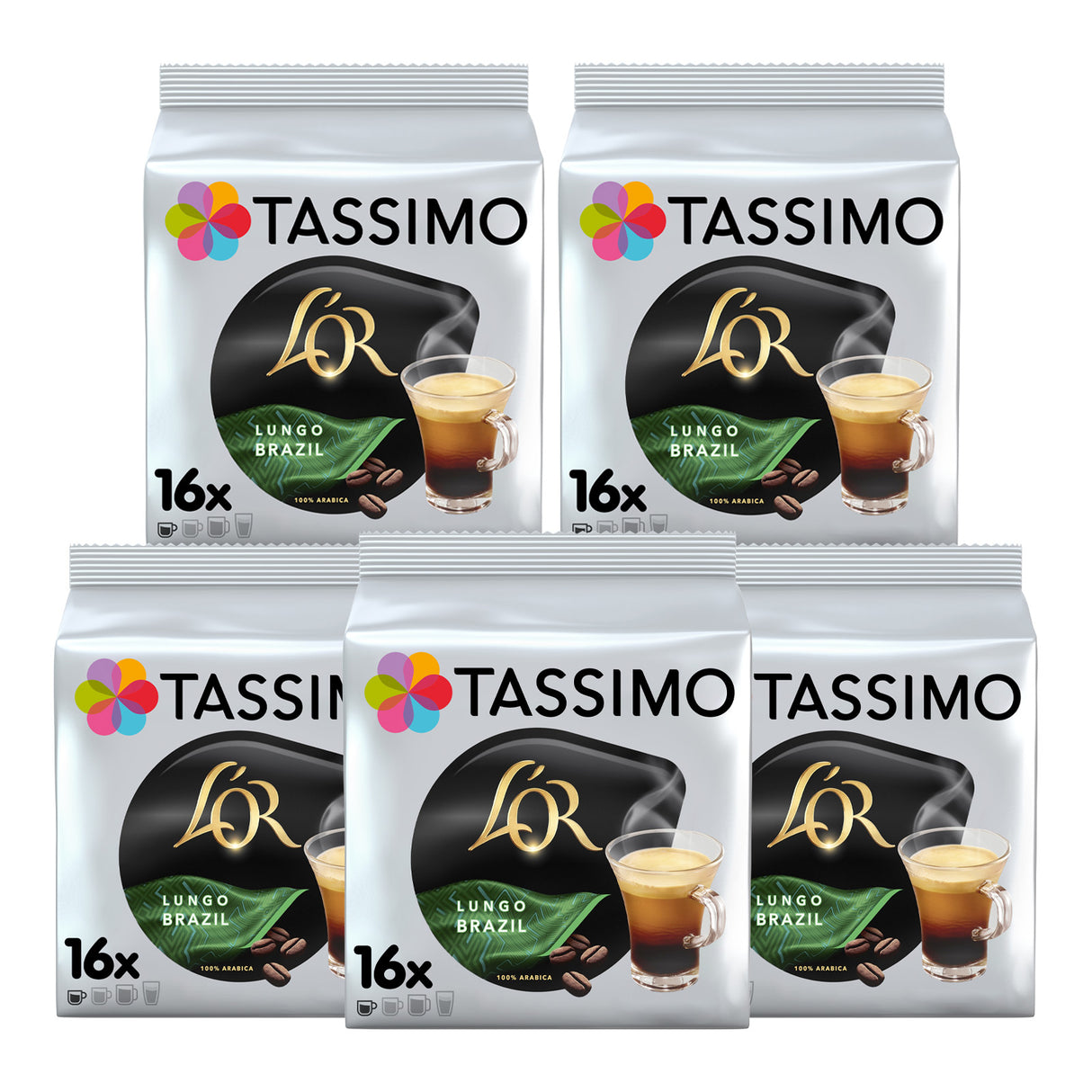 Tassimo L'OR Lungo Brazil Coffee Pods Case
