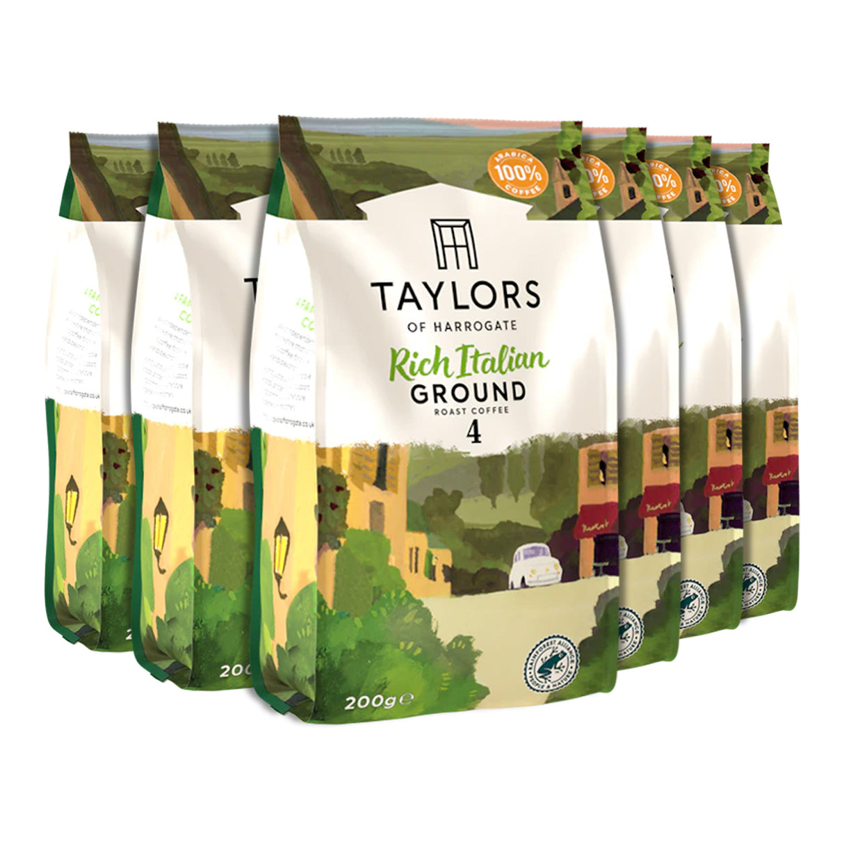 Taylors of Harrogate Rich Italian Ground Coffee case