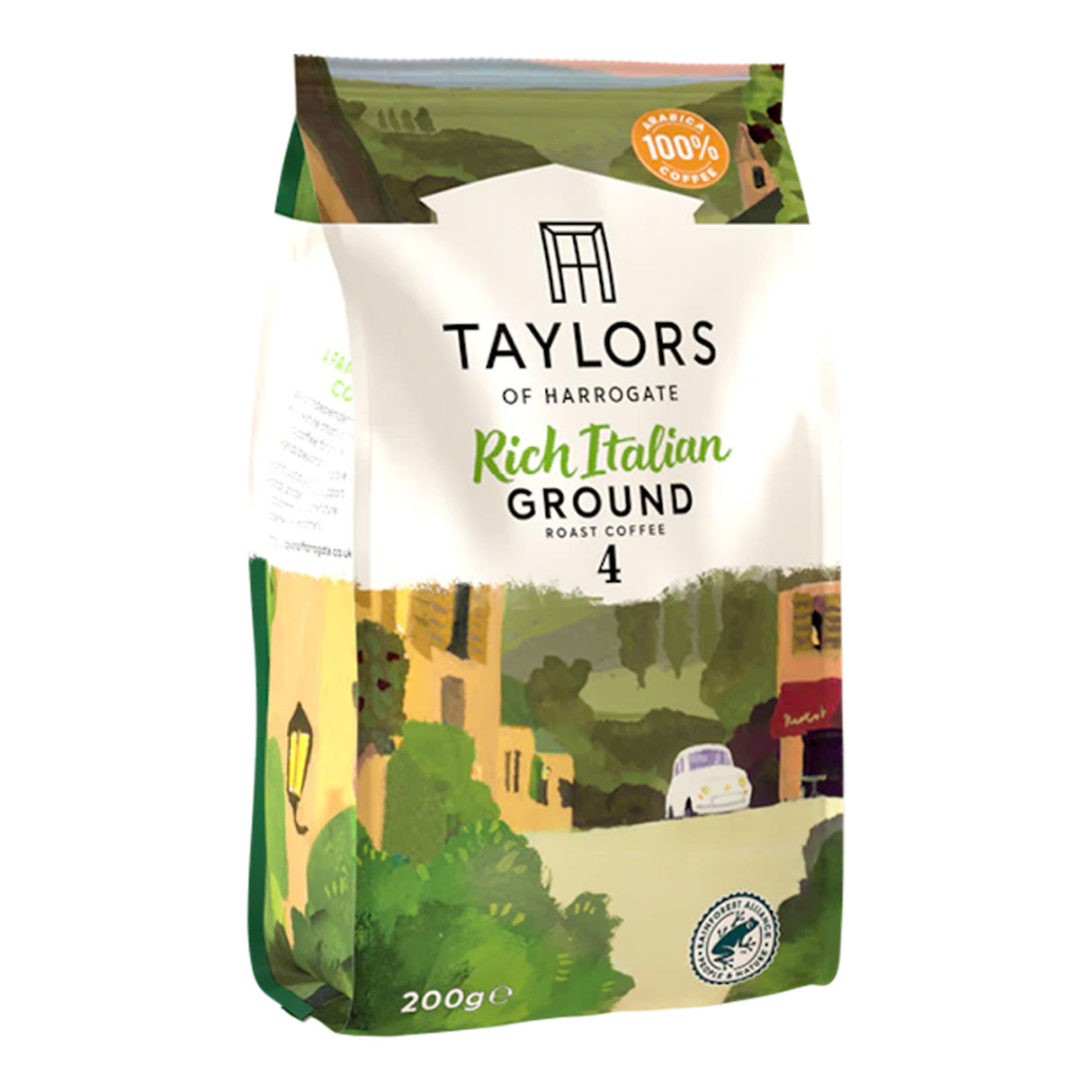 Taylors of Harrogate Rich Italian Ground Coffee 200g bag