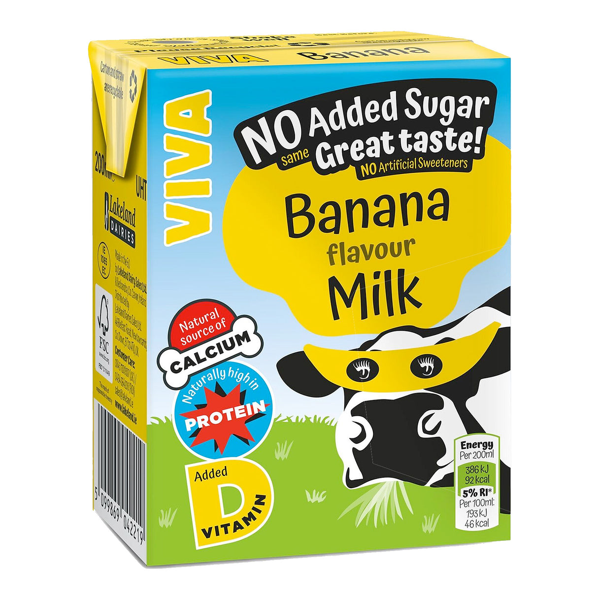 Viva Banana Milk Carton