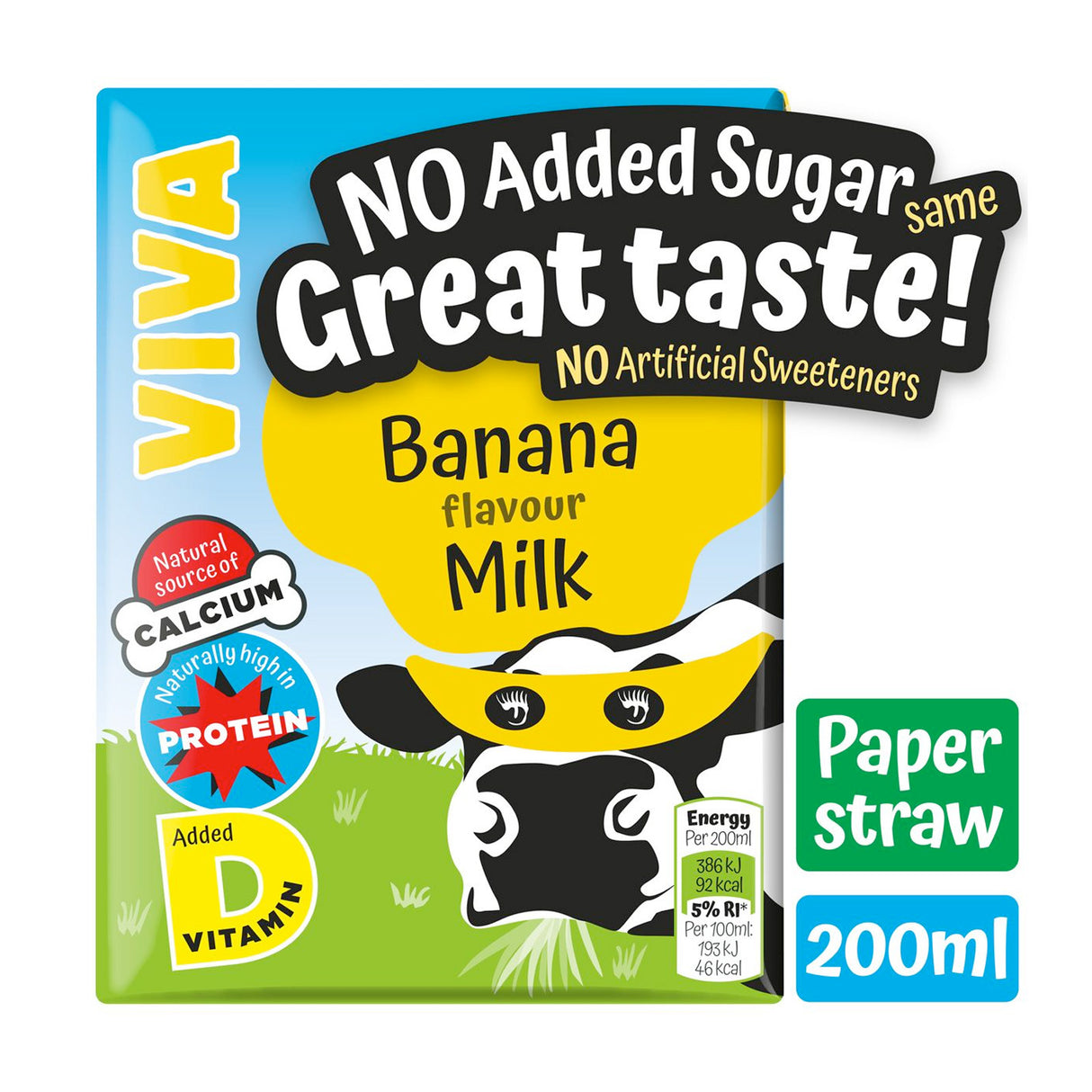 Viva Banana Milk Carton information