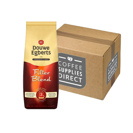 Douwe Egberts Filter blend case of 6 x 1Kg bags