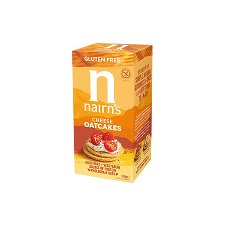 Nairn's Gluten Free Cheese Oatcakes Case of 8 x 180g