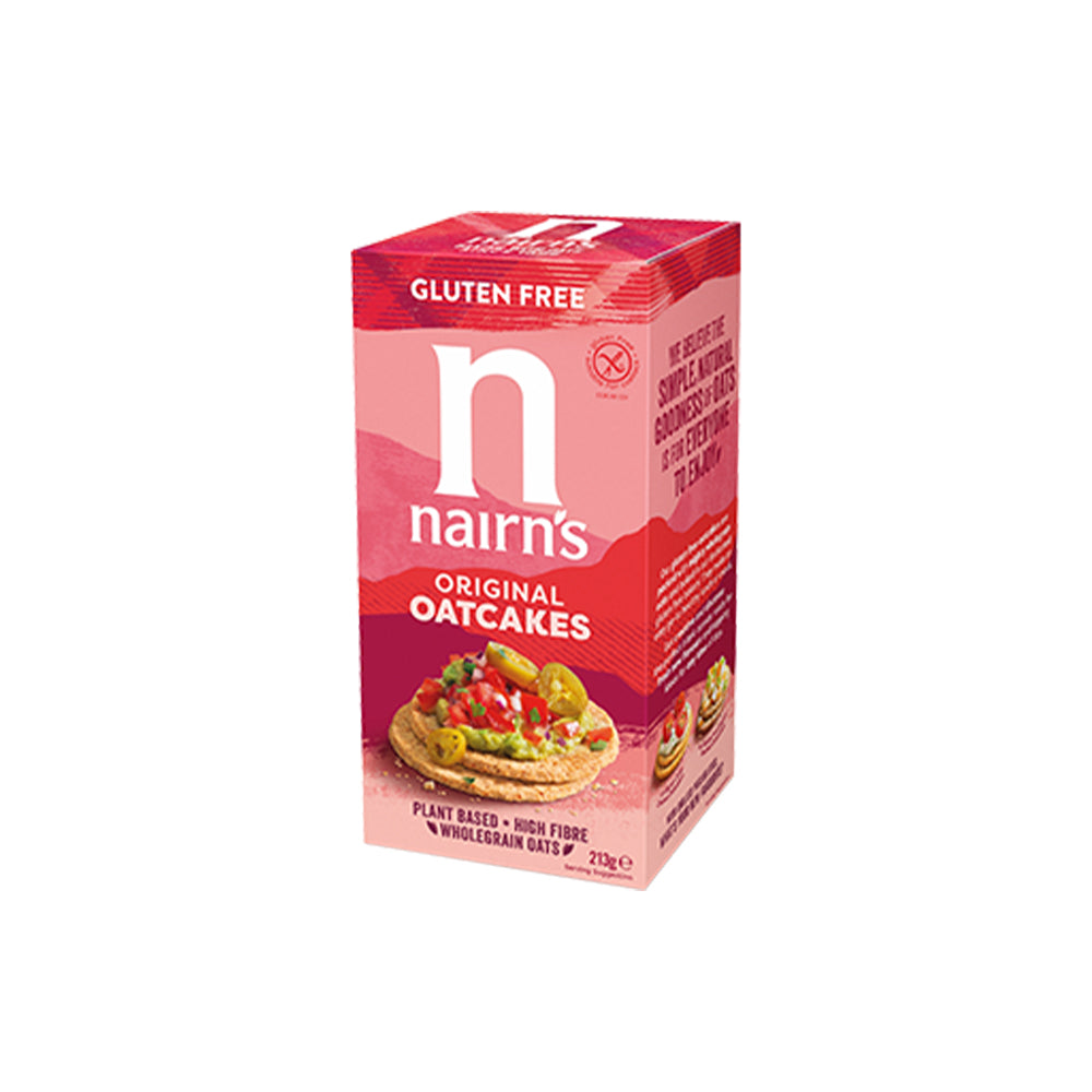 Nairn's Gluten Free Original Oatcakes Case of 8 x 213g