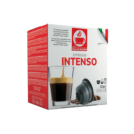 Tiziano Bonini Dolce Gusto Compatible Espresso Intenso Coffee Pods