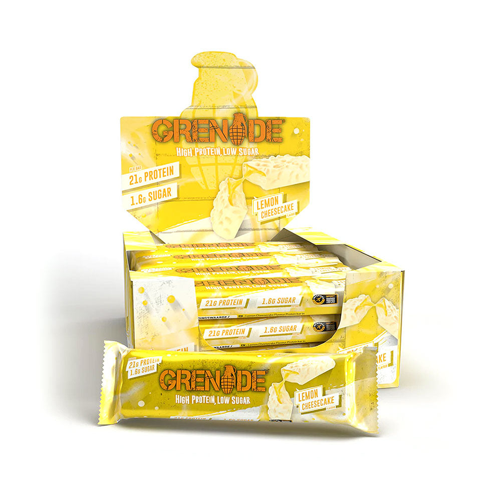 Grenade Lemon Cheesecake Protein Bars Case